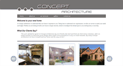 Desktop Screenshot of conceptarchitecture.co.uk